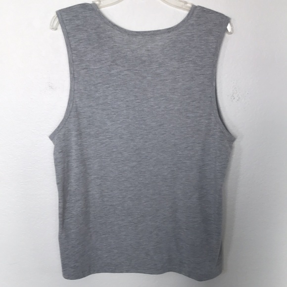 PINKK TANK TOP LIGHT GREY 1X RUNS SMALL - Picture 3 of 5